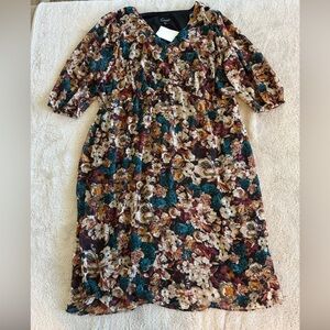 NWT Connected Apparel Floral Dress Size 20 W